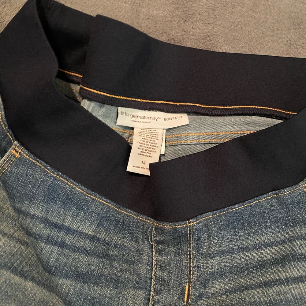 Boot cut maternity jeans